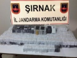 Şırnak'ta telefon kaçakçılığı operasyonu