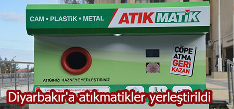 Diyarbakır'a atıkmatikler yerleştirildi foto