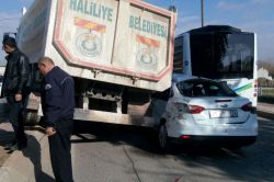 Şanlıurfa Akçakale yolu üzerinde zincirleme trafik kazası foto