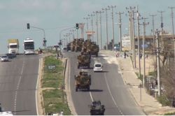 Mardin’in Nusaybin ilçesinde askeri hareketlilik video foto