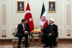 Başbakan Ahmet Davutoğlu ile Hasan Ruhani görüştü foto