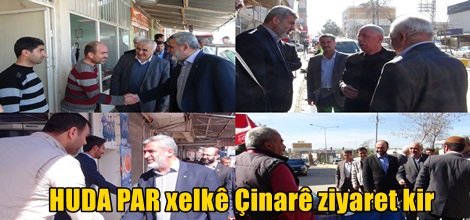 HUDA PAR xelkê Çinarê ziyaret kir