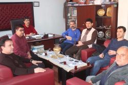 Gazetecilerden Halk Eğitim Merkezine ziyaret