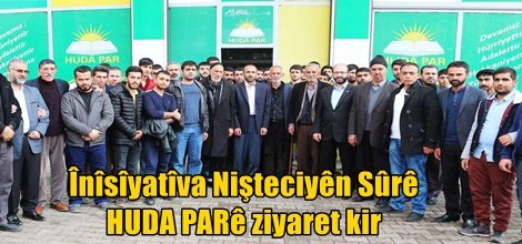 Înîsîyatîva Nişteciyên Sûrê HUDA PARê ziyaret kir