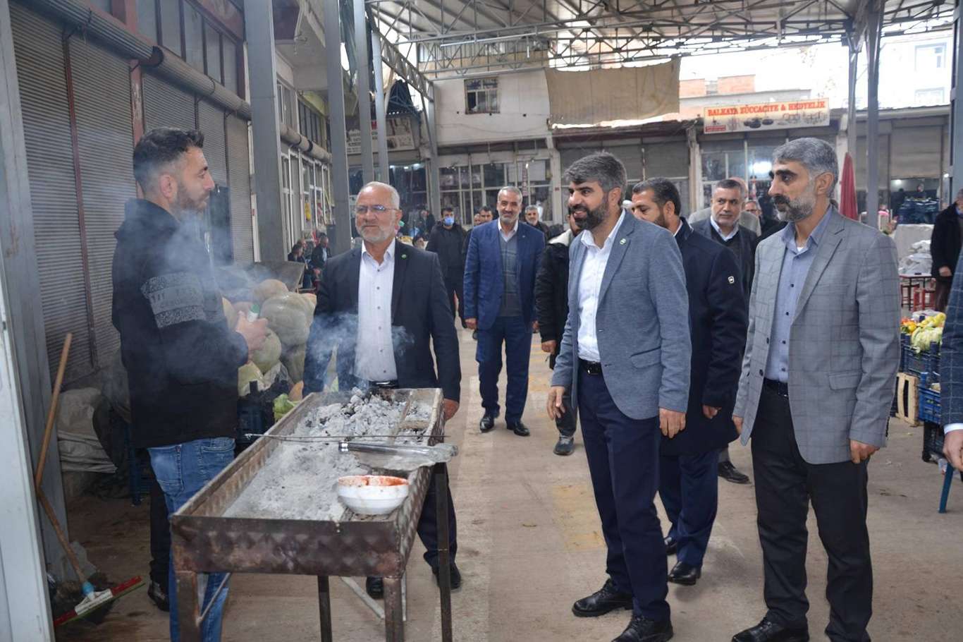 HÜDA PAR Diyarbakır İl Başkanı Faruk Dinç Diyarbakırın Çermik ilçesini ziyaret etti