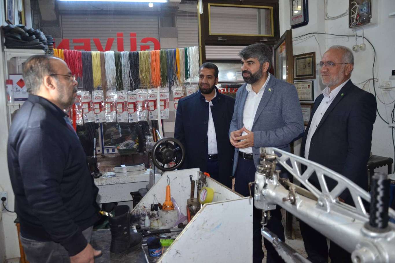 HÜDA PAR Diyarbakır İl Başkanı Faruk Dinç Diyarbakırın Çermik ilçesini ziyaret etti