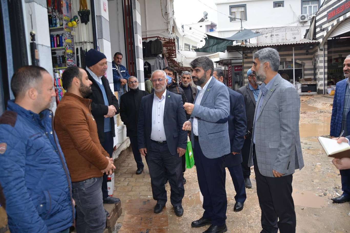 HÜDA PAR Diyarbakır İl Başkanı Faruk Dinç Diyarbakırın Çermik ilçesini ziyaret etti