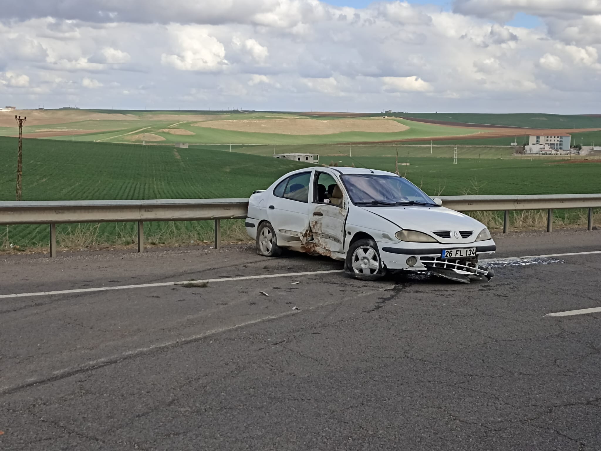 Çınar'da maddi hasarlı trafik kazısı