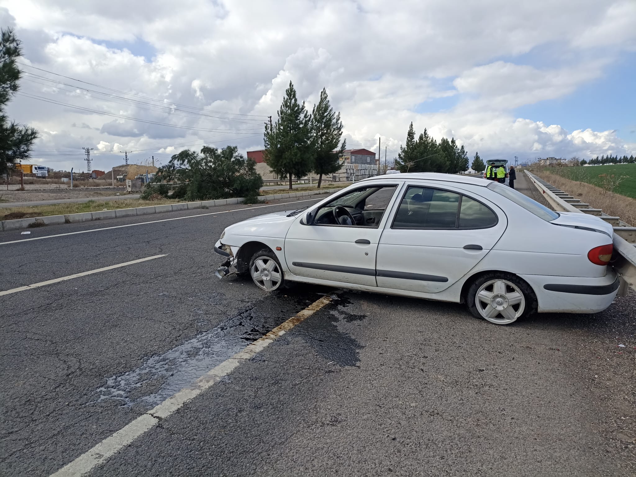 Çınar'da maddi hasarlı trafik kazısı