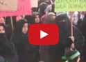 Çarşafa hakaret protestoları