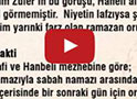 Ramazan orucunun niyeti nasıl olmalıdır?