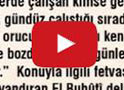 Çalıştığı işten dolayı oruç tutamayanın durumu