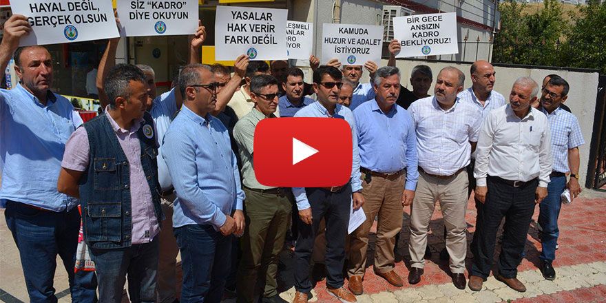 Kadro isteyen sözleşmeliler TBMM’ye mektup gönderdi
