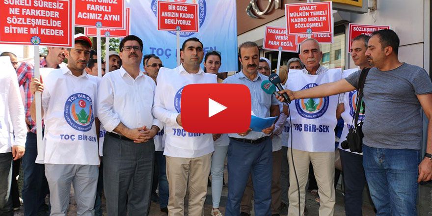 Sözleşmeli personel ile ilgili düzenlemede adaletsizlik yapılmıştır