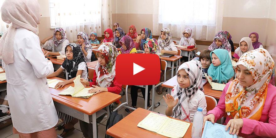 Öğrenciler yaz tatilini Kur’an ı Kerim öğrenerek geçiriyor
